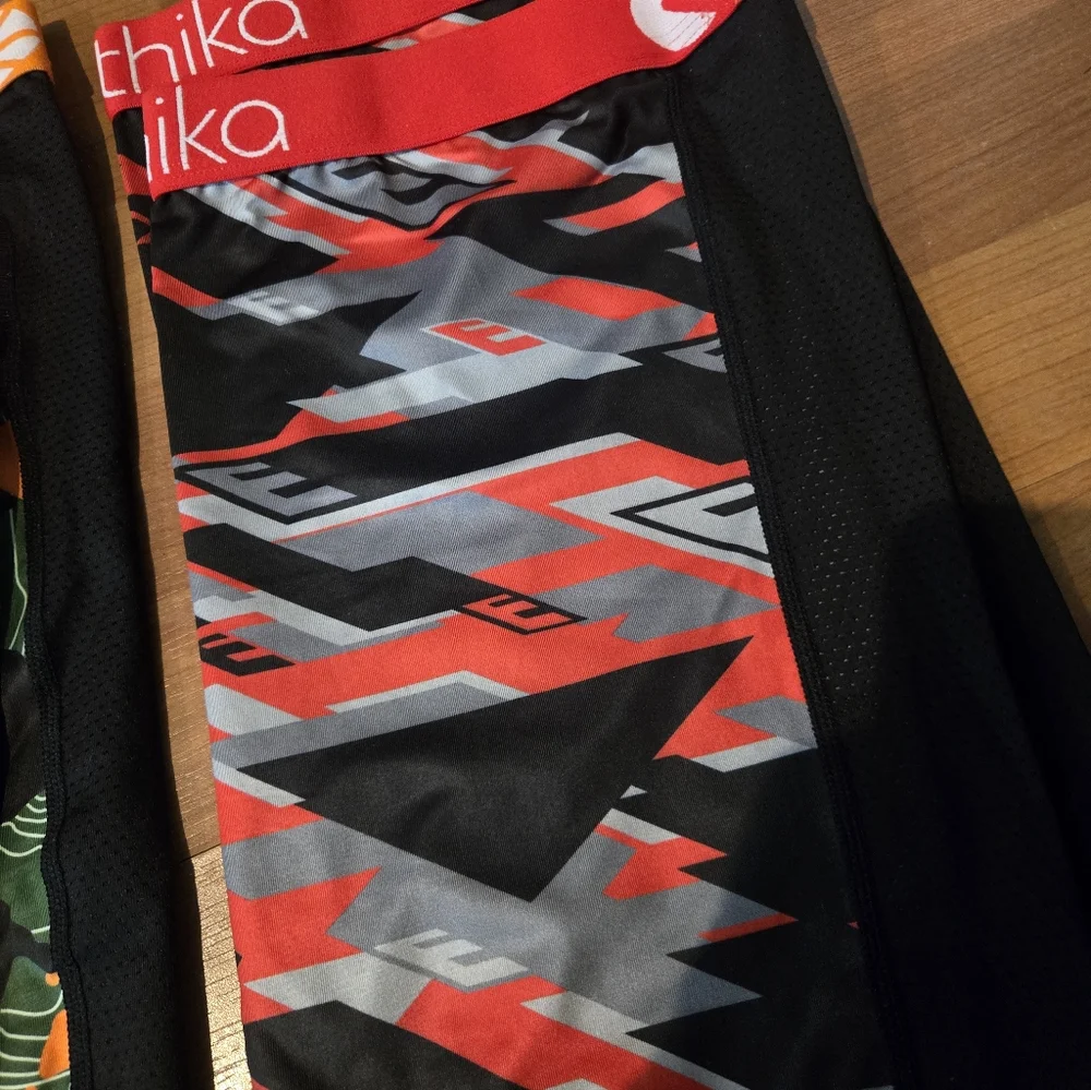 ethika Men's Moto Socks in Black, Red, Orange, Green, Gray